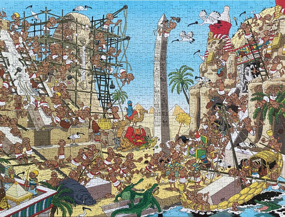 Pieces Of History: De Egyptenaren 🟦 - Jumbo puzzle collectible [Barcode 8721017600541] - Main Image 3