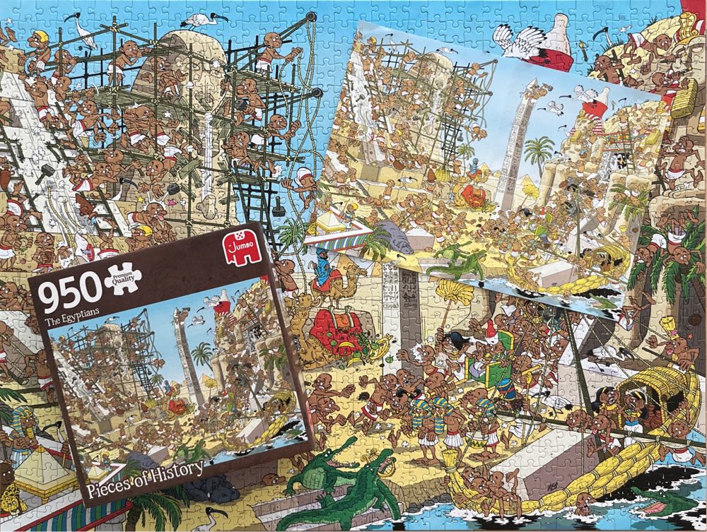 Pieces Of History: De Egyptenaren 🟦 - Jumbo puzzle collectible [Barcode 8721017600541] - Main Image 4