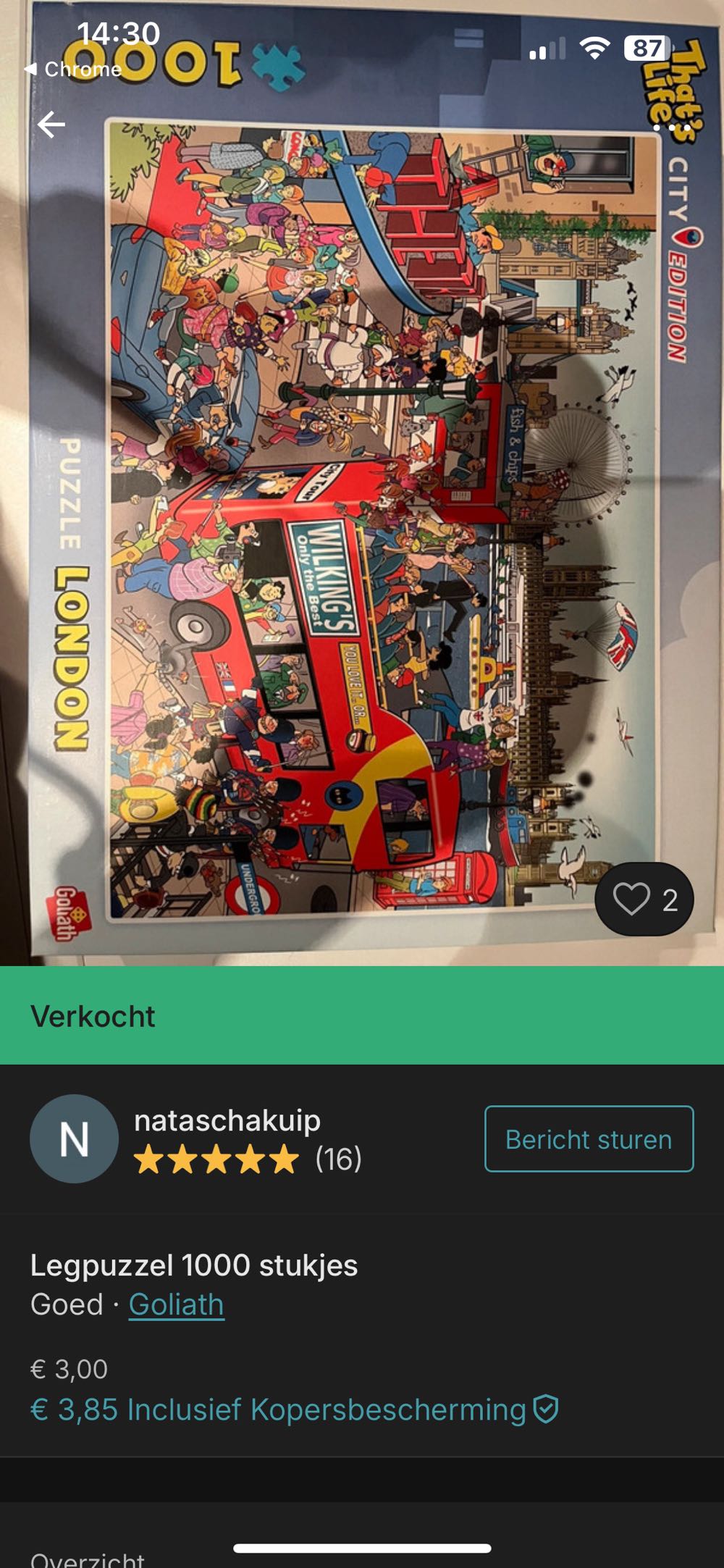 Goliath That’s Life City Edition London - Goliath That’s life puzzle collectible [Barcode 8720077289147] - Main Image 4