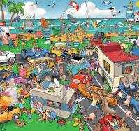 Clementoni Collection-garden Shelf Pieces-puzzle Horizontal Illustration Fun For Adults Made In Italy Multicoloured 36532