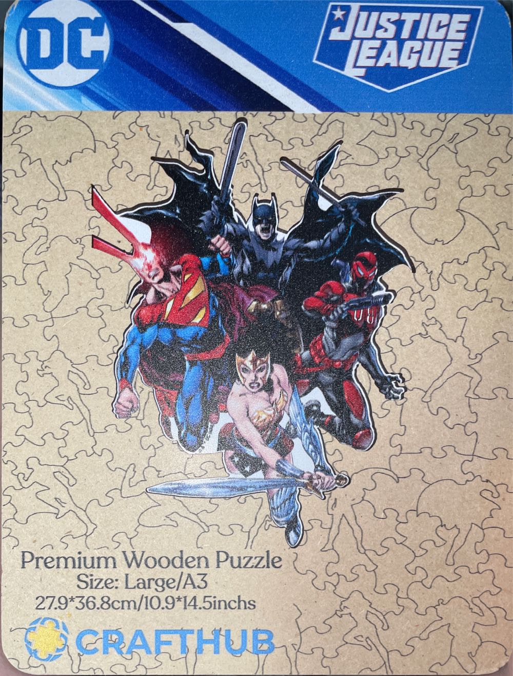 DC Justice League Wooden Puzzle - Crafthub puzzle collectible - Main Image 4