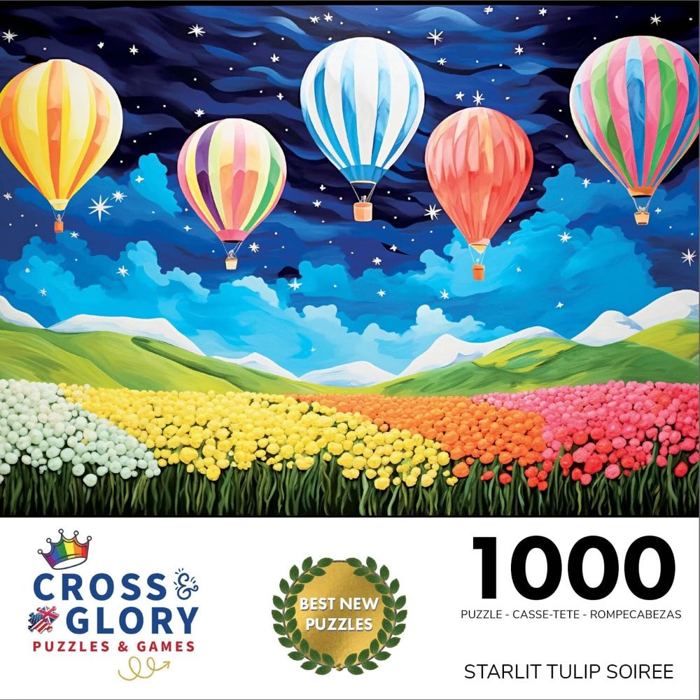 Starlit Tulip Soiree - Cross & Glory puzzle collectible [Barcode 850050598800] - Main Image 2