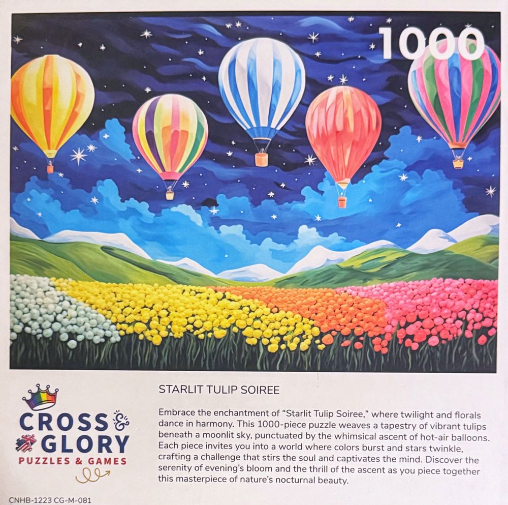 Starlit Tulip Soiree - Cross & Glory puzzle collectible [Barcode 850050598800] - Main Image 3