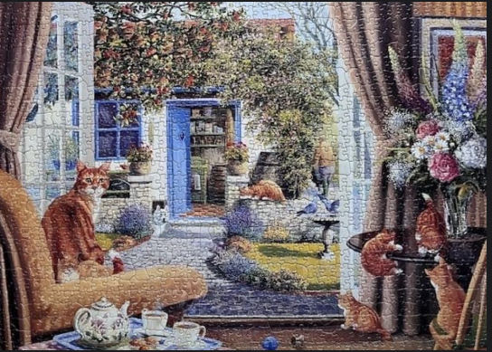 Garden View - House of Puzzles Ltd HOP, The puzzle collectible [Barcode 5060002001059] - Main Image 3