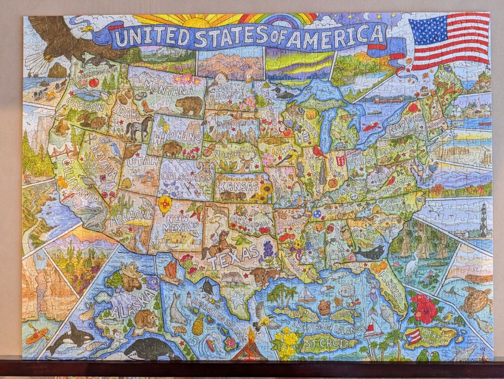 Colorful Country - Buffalo puzzle collectible [Barcode 079346014538] - Main Image 3