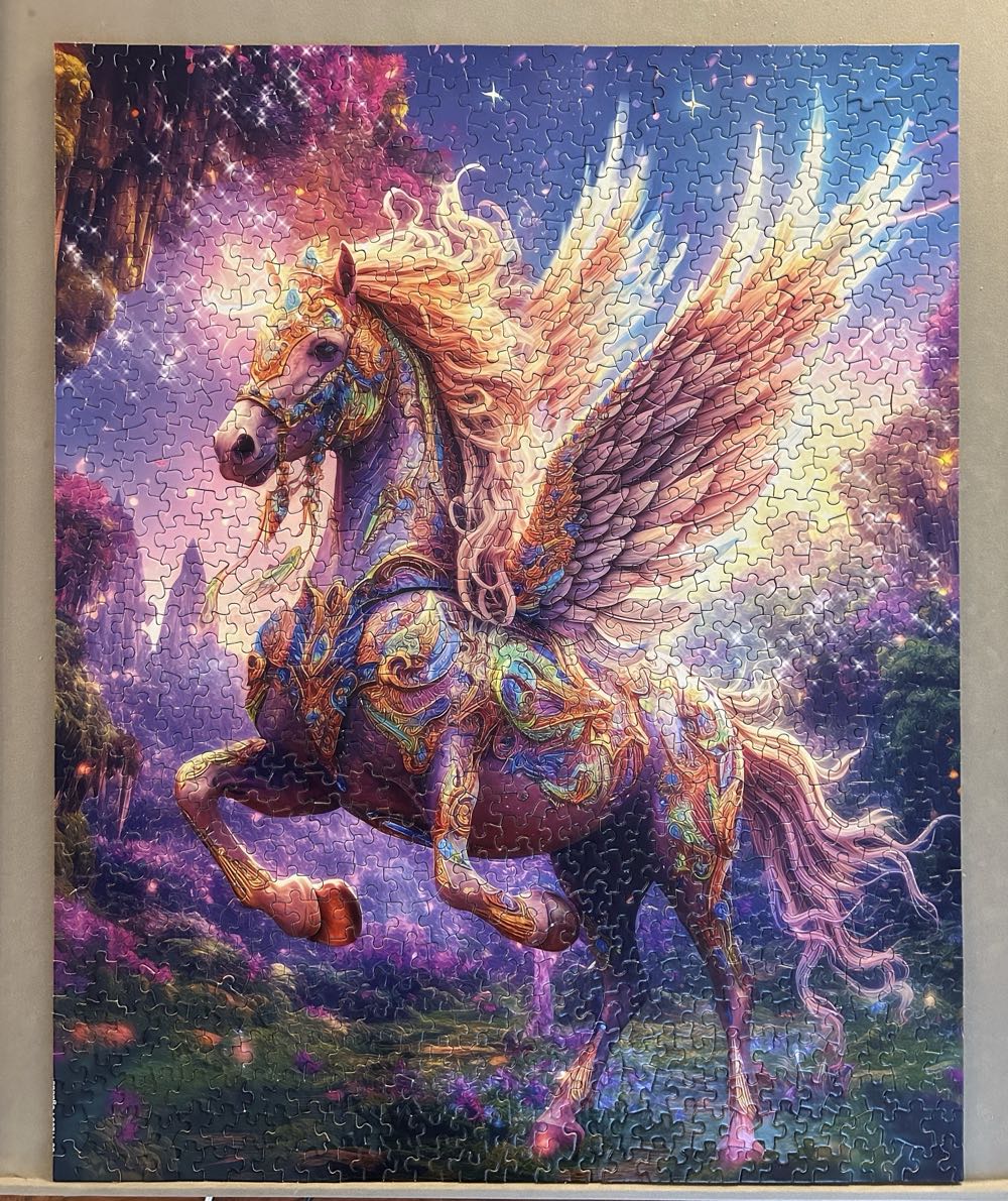Pegasus - Springbok puzzle collectible [Barcode 091683112067] - Main Image 2