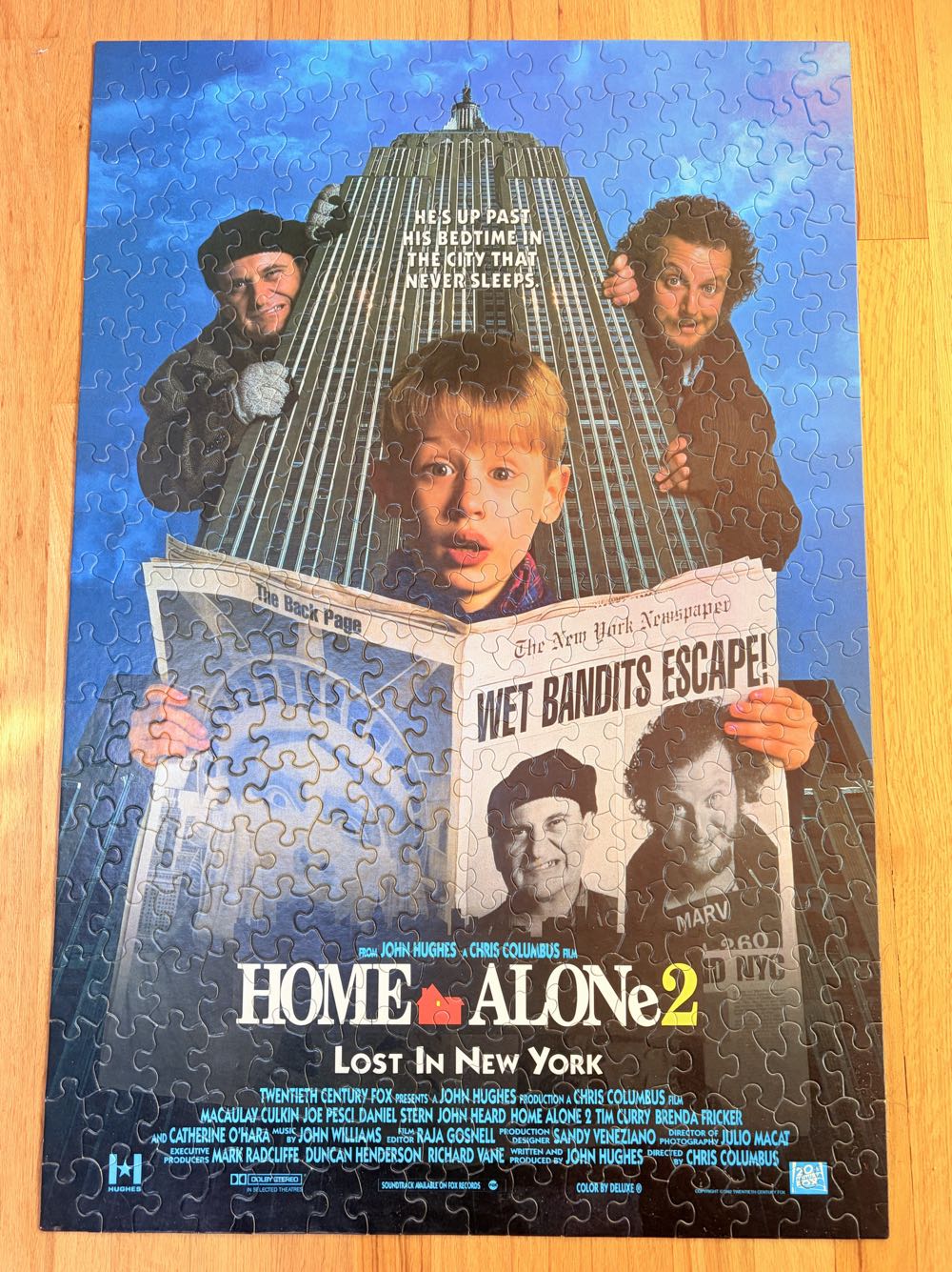 Home Alone 2: Lost In New York Movie Poster Puzzle - Milton Bradley puzzle collectible - Main Image 4