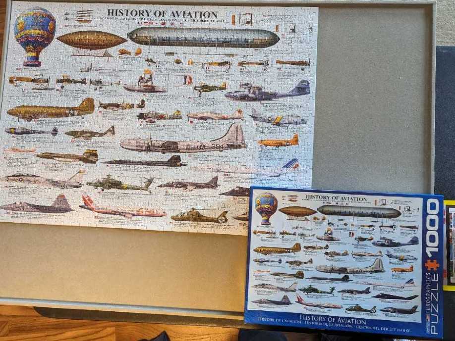 History Of Aviation (24BC-0002) - EuroGraphics puzzle collectible [Barcode 600000860002] - Main Image 2