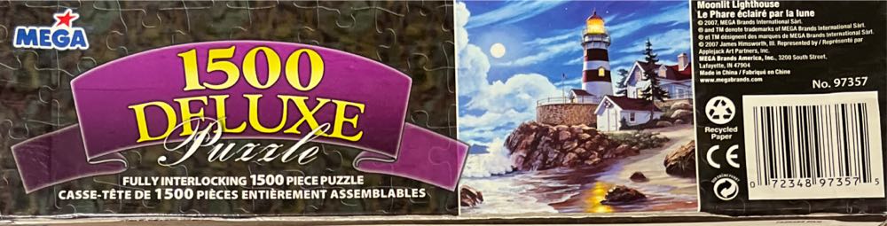 Moonlit Lighthouse - Mega puzzle collectible [Barcode 072348973575] - Main Image 3