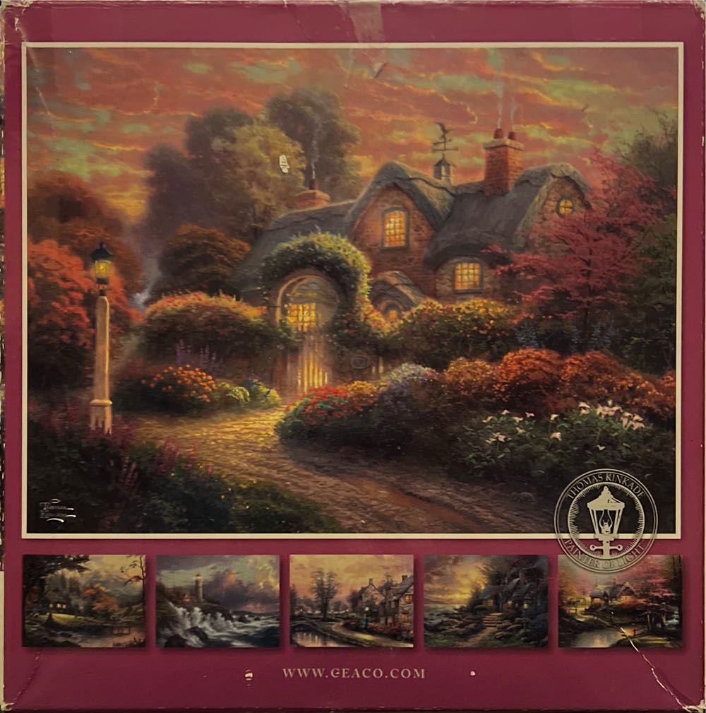 Rosebud Cottage - Ceaco puzzle collectible [Barcode 0021081033107] - Main Image 2