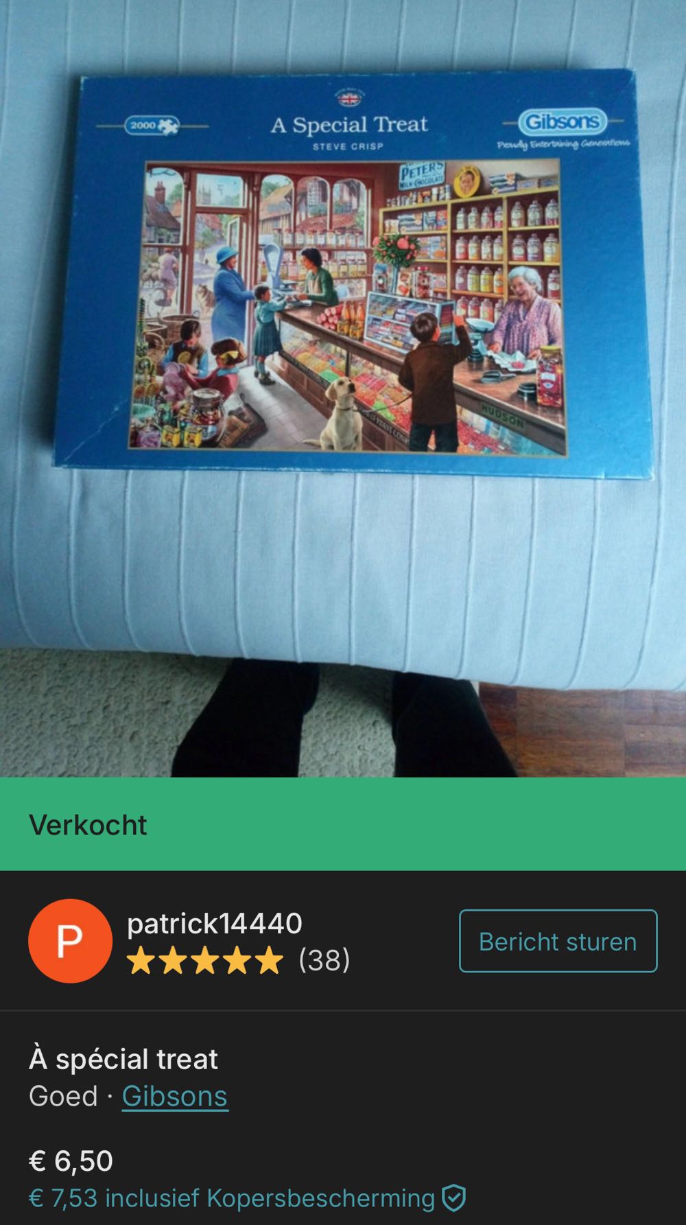 A Special Treat - Gibsons puzzle collectible [Barcode 5012269080070] - Main Image 4