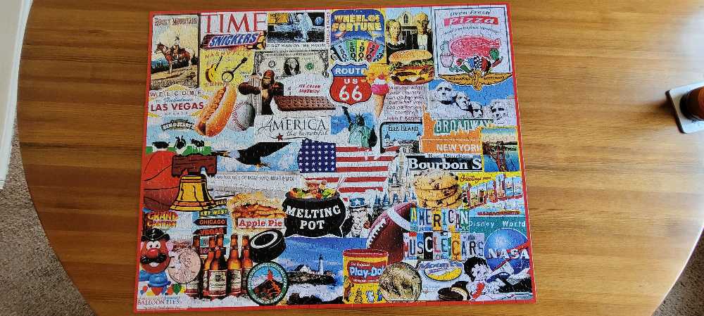 I Love America - White Mountain puzzle collectible [Barcode 724819259304] - Main Image 2