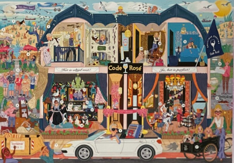 Meilandjes: Chaos In Code Rosé🟦 - Tuckers Fun Factory puzzle collectible [Barcode 8720615482115] - Main Image 2