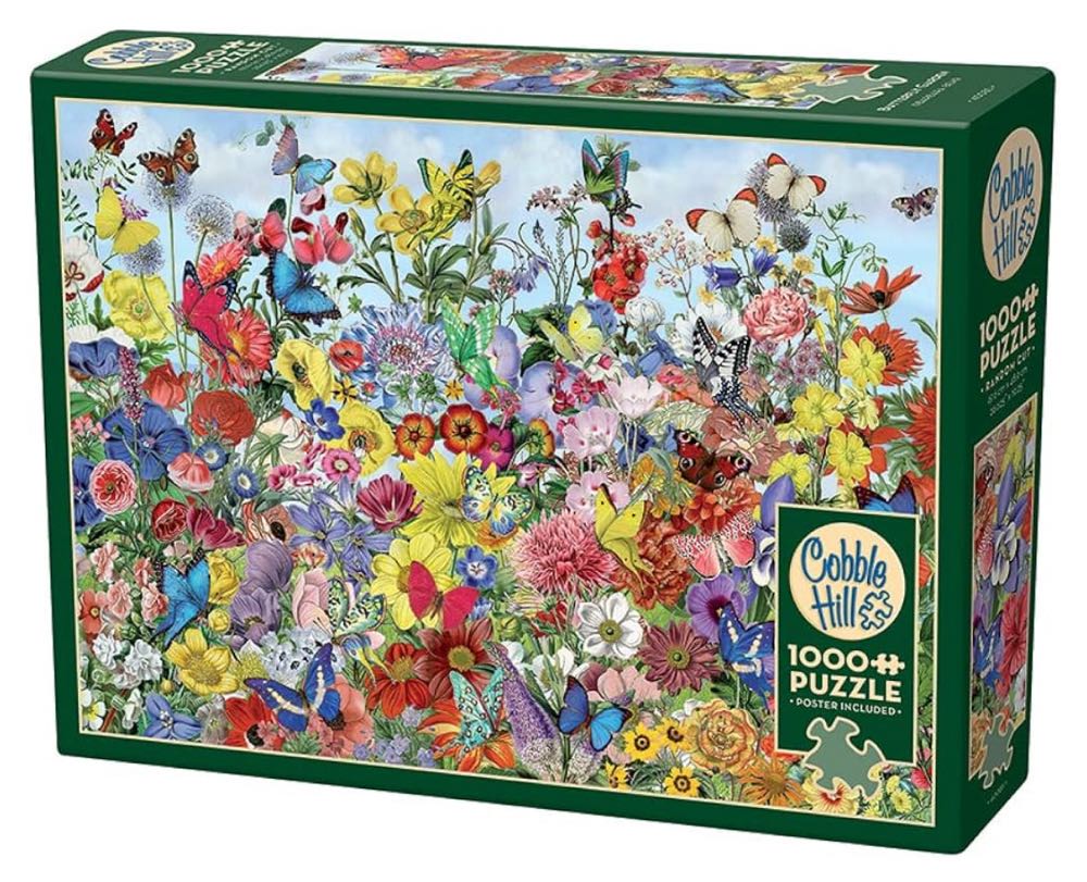 Butterfly Garden - Cobble Hill puzzle collectible [Barcode 625012400855] - Main Image 2