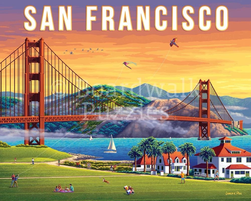 American Cities : San Francisco 🆕 - Boardwalk Puzzle Company puzzle collectible [Barcode 671095905589] - Main Image 2