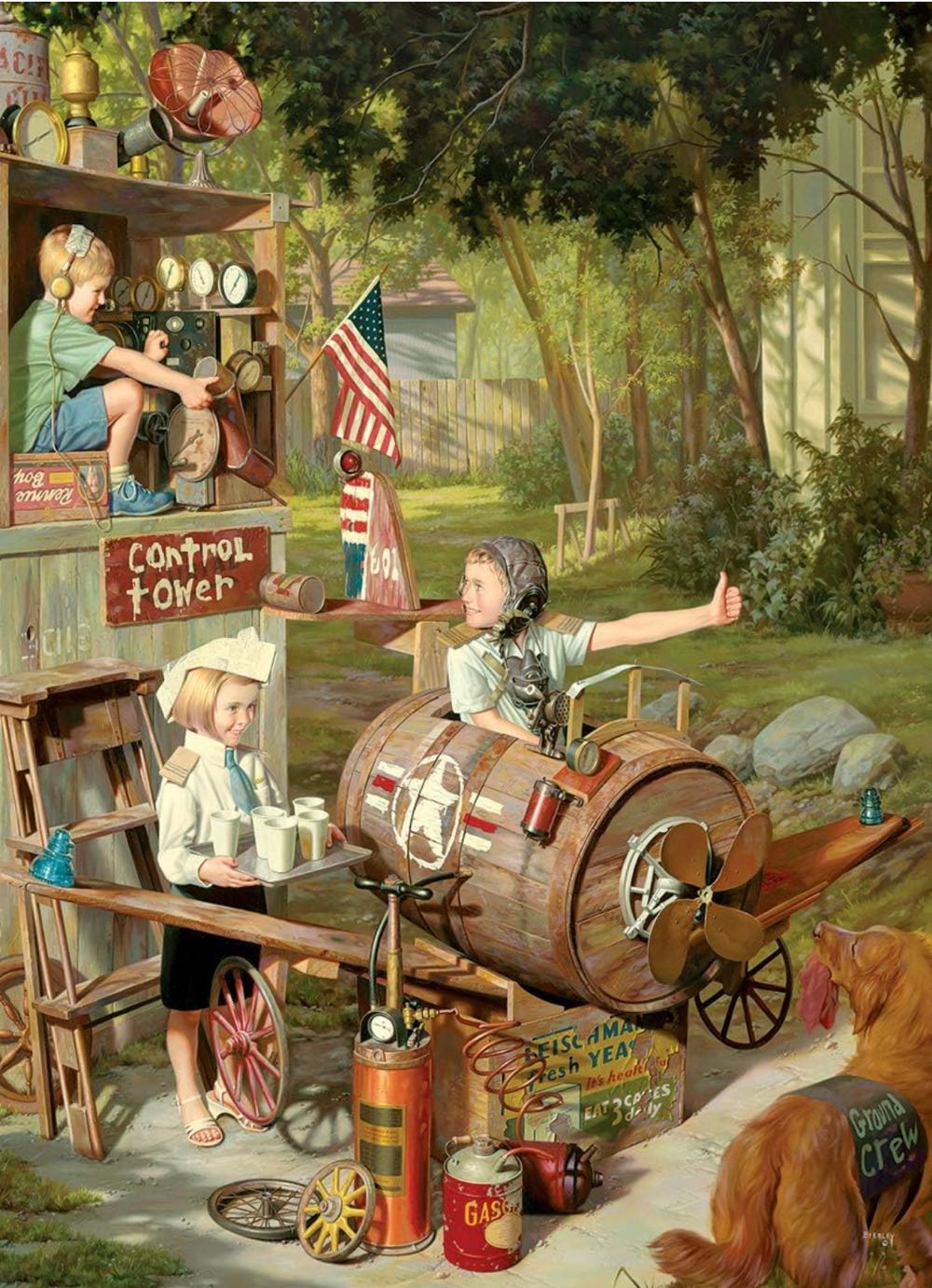 Barnstormers (UV) 🧩 - EuroGraphics puzzle collectible [Barcode 628136804400] - Main Image 2