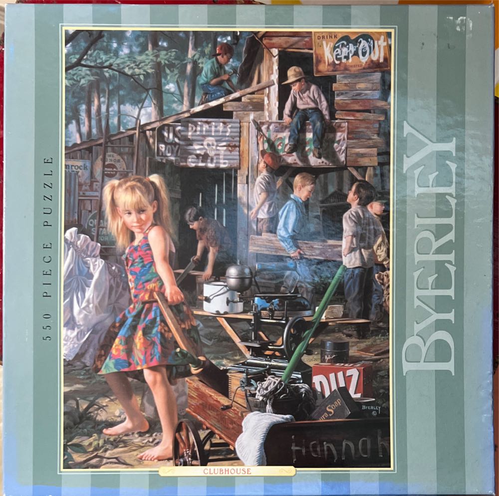 Clubhouse - Milton Bradley (MB) puzzle collectible [Barcode 076930490938] - Main Image 2