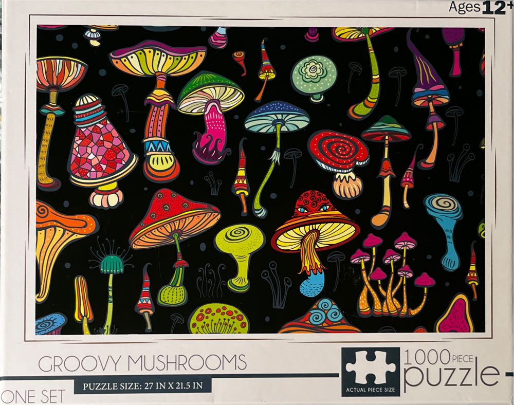 Groovy Mushrooms - RMS International puzzle collectible - Main Image 2