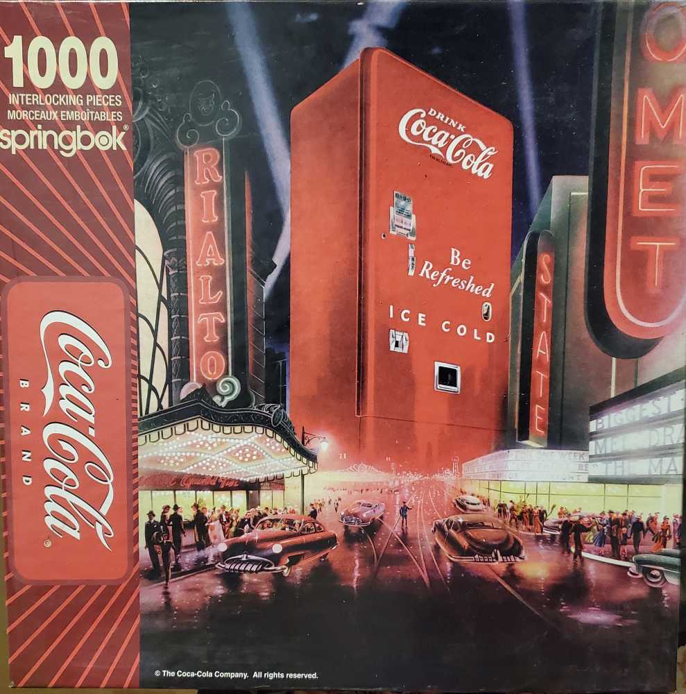 Coca-Cola Movie Nite - Springbok puzzle collectible [Barcode 091683104659] - Main Image 1