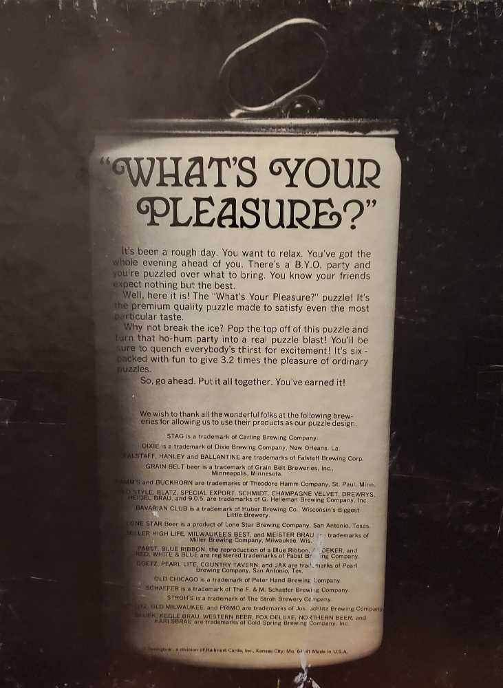 What’s Your Pleasure - Springbok puzzle collectible - Main Image 2