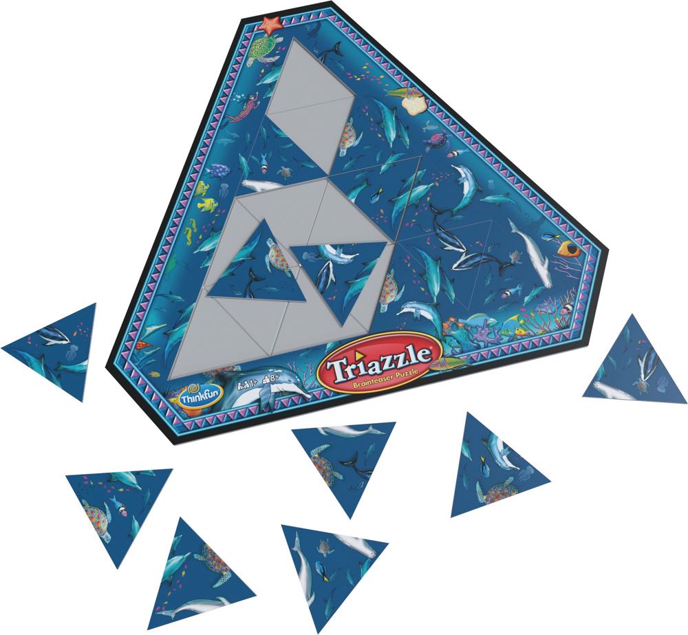 ThinkFun Triazzle Dolphins Puzzle - Thinkfun puzzle collectible [Barcode 4005556764914] - Main Image 2