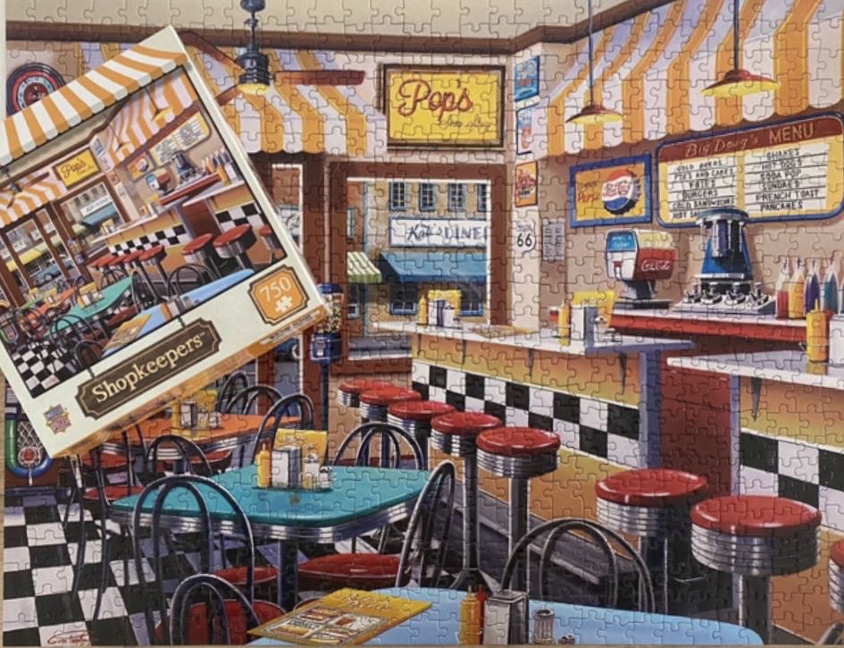 Pops Soda Fountain - MasterPieces puzzle collectible [Barcode 0070598831829] - Main Image 4