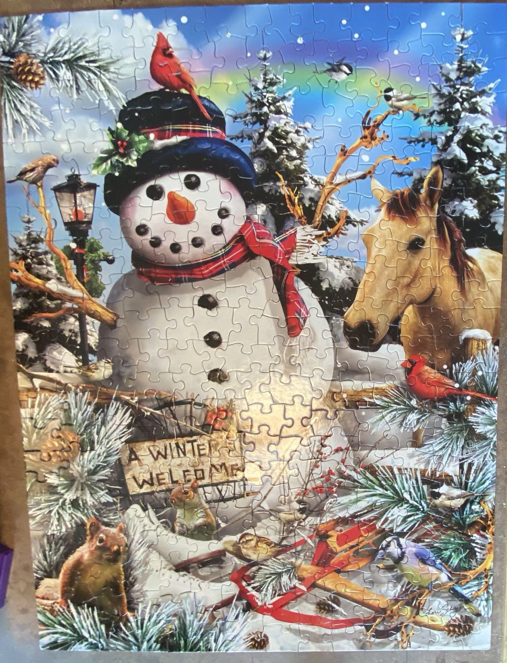 Winter’s Welcome - SunsOut puzzle collectible [Barcode 796780351547] - Main Image 2