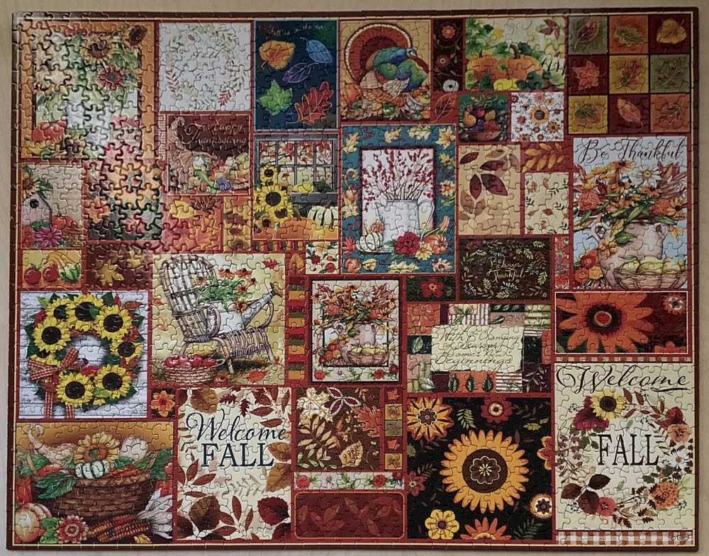 Welcome Fall - White Mountain 🇺🇸 puzzle collectible [Barcode 724819267750] - Main Image 2