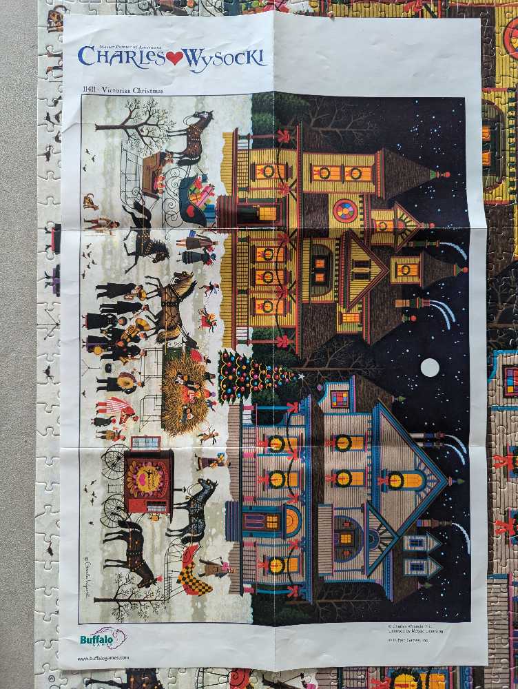 Victorian Christmas (25BC-0081) - Buffalo Games puzzle collectible [Barcode 079346114115] - Main Image 4