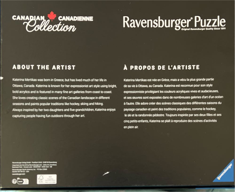 Canadian City Lights - Ravensburger puzzle collectible [Barcode 4005555008286] - Main Image 3