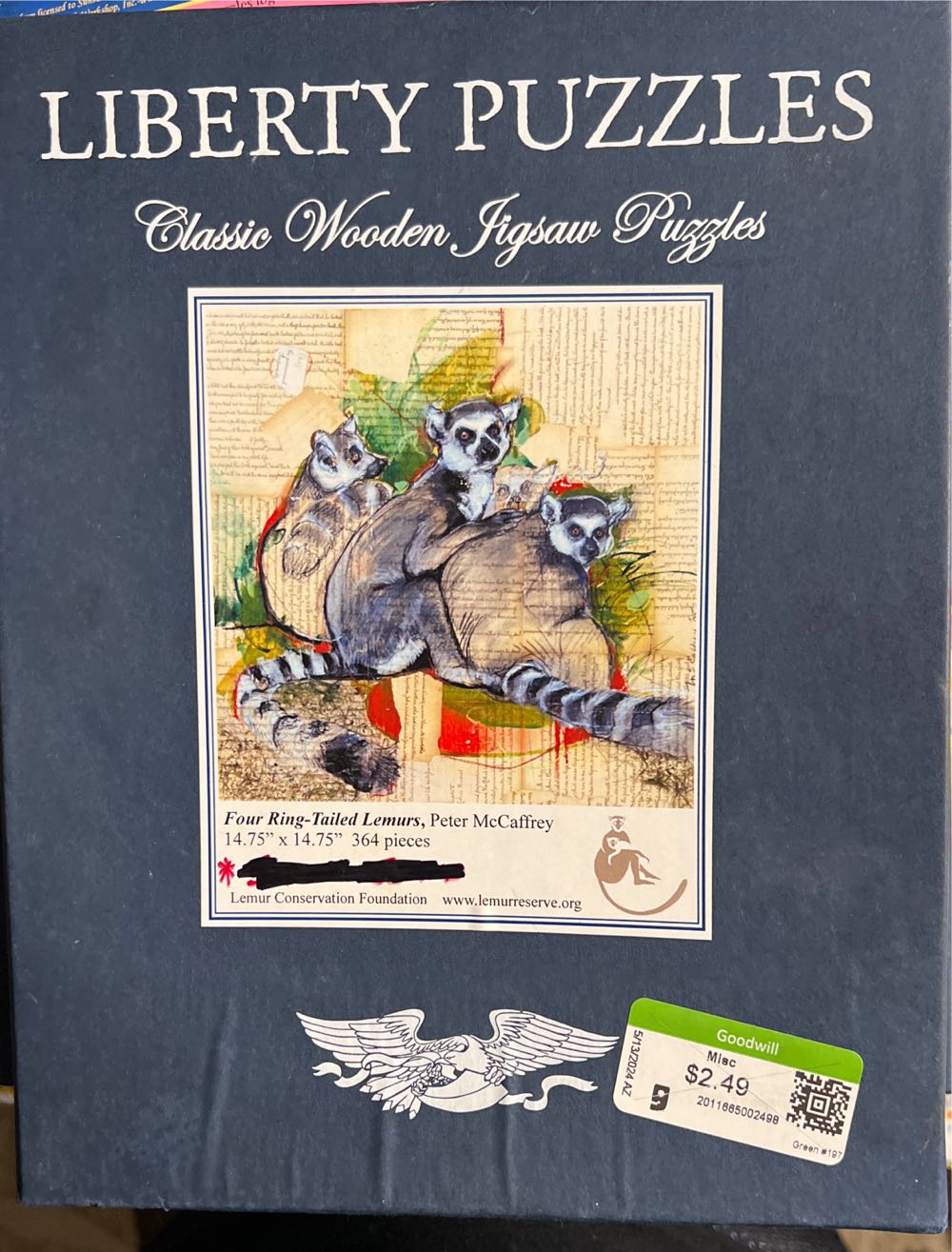 Light Colored Wooden Impossible 500 Piece Jigsaw Puzzle Brand New Sealed Box!