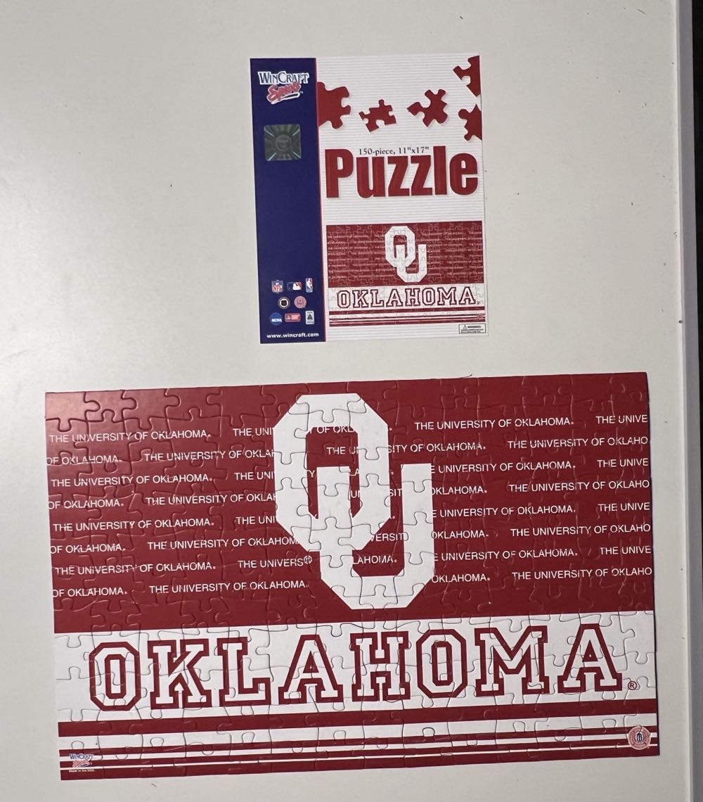 Oklahoma Sooners - WinCraft Sports puzzle collectible - Main Image 2