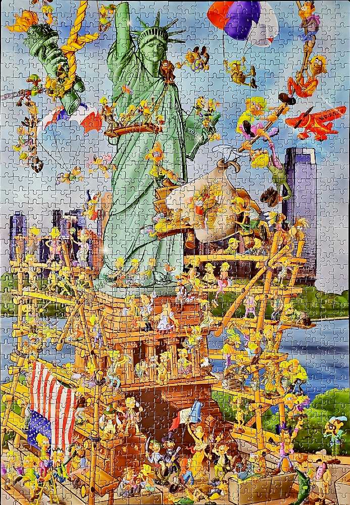 Pyramid Cartoon Collection - D-TOYS puzzle collectible [Barcode 091683075584] - Main Image 2