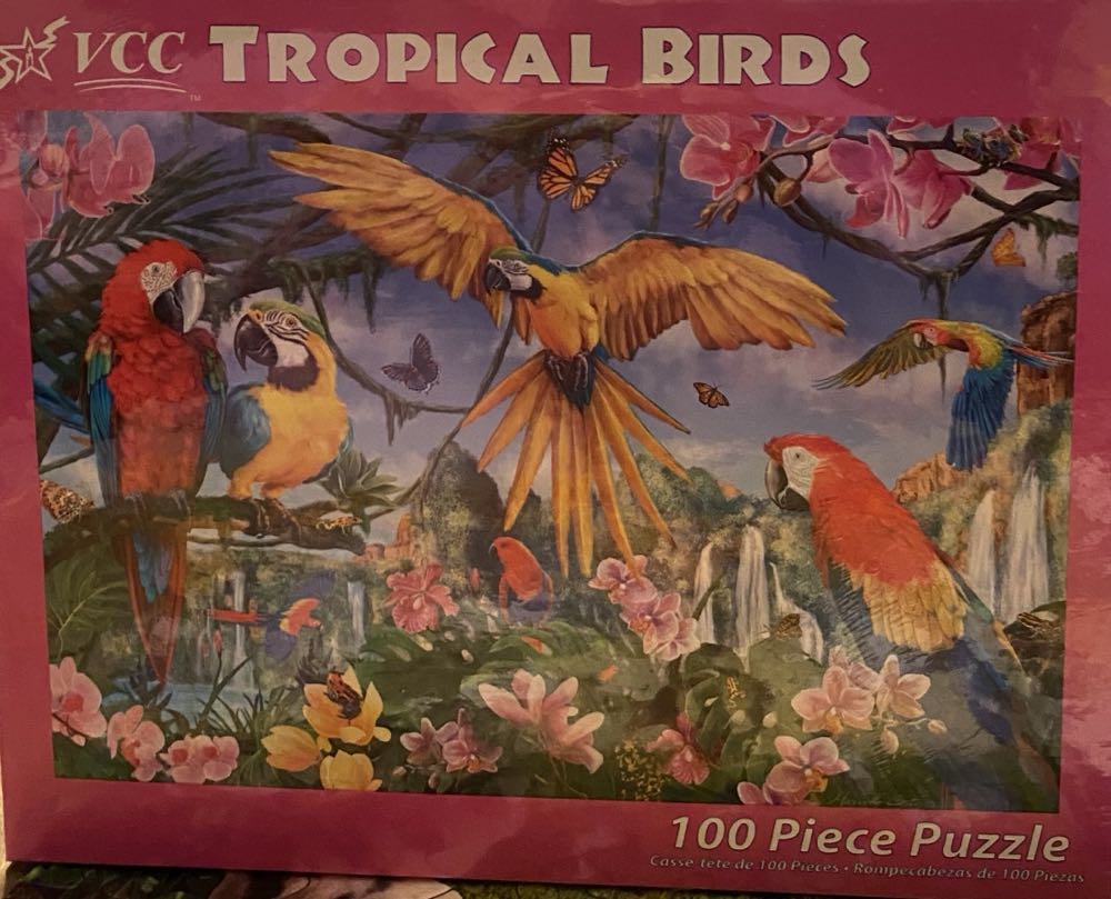 Tropical Birds** - Vermont Christmas  Company puzzle collectible [Barcode 819273021830] - Main Image 2
