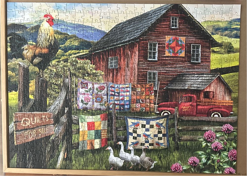 Country Life - Little Bit of Heaven - Buffalo Games puzzle collectible [Barcode 079346332656] - Main Image 2