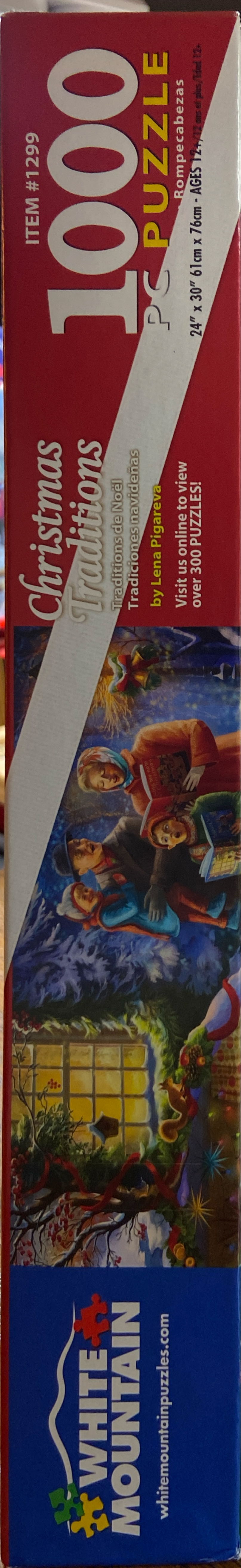 Christmas Traditions-Limited Edition - White Mountain puzzle collectible [Barcode 724819259823] - Main Image 2