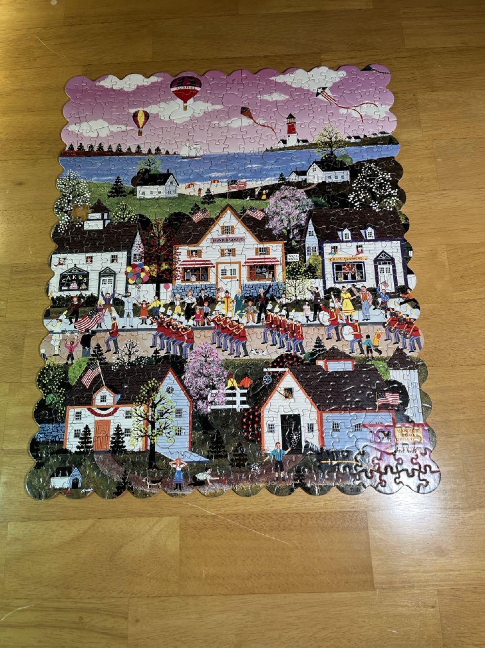 The Independence Day Parade - Ceaco puzzle collectible [Barcode 021081010054] - Main Image 2