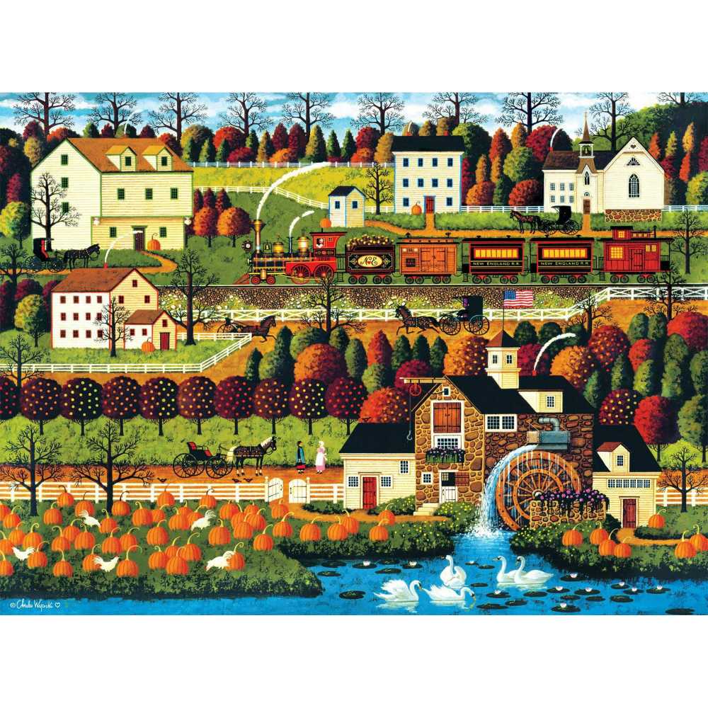Honey Pumpkin Valley  - Buffalo puzzle collectible [Barcode 079346133116] - Main Image 2