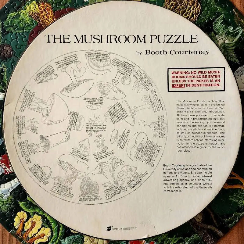 The Mushrooms Puzzle - Springbok (Vintage) puzzle collectible - Main Image 2
