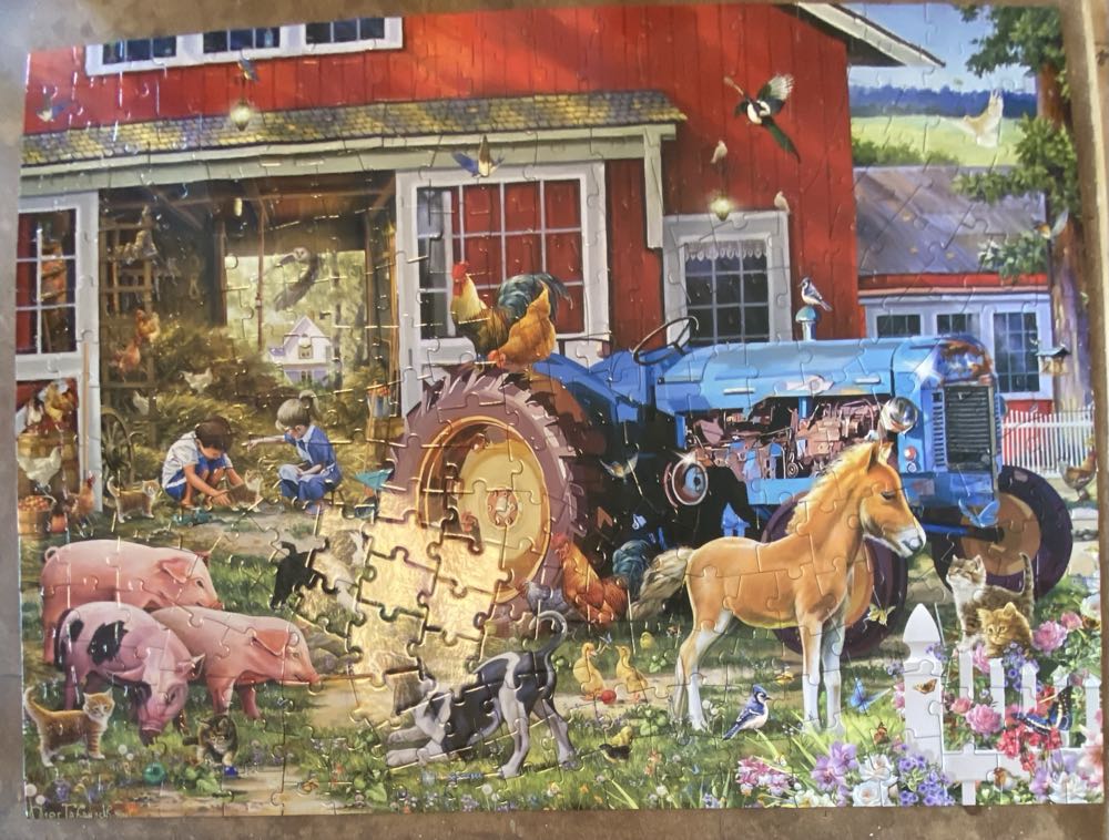 Babies In The Barnyard - Bits & Pieces puzzle collectible [Barcode 192949082367] - Main Image 2