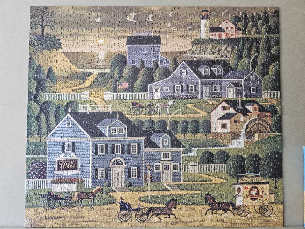 CW - Sunset Bay - Milton Bradley puzzle collectible [Barcode 032244046797] - Main Image 2