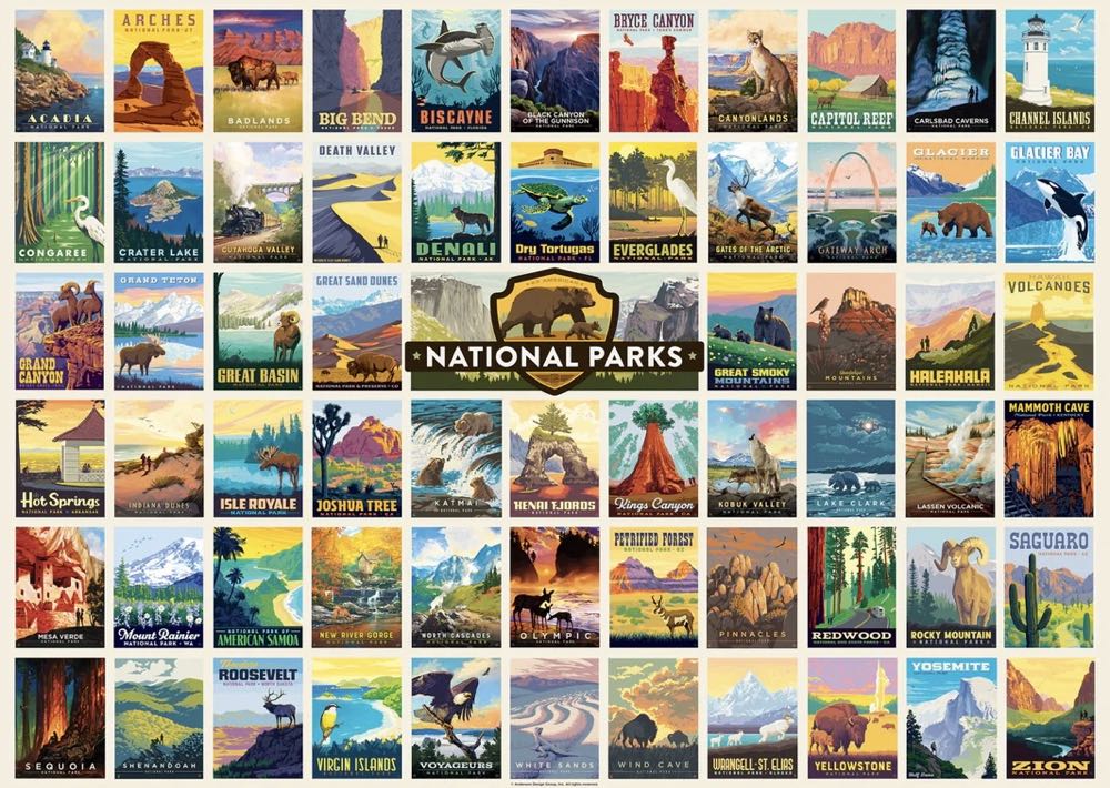 America’s National Parks 🆕 - MasterPieces puzzle collectible [Barcode 705988723766] - Main Image 2