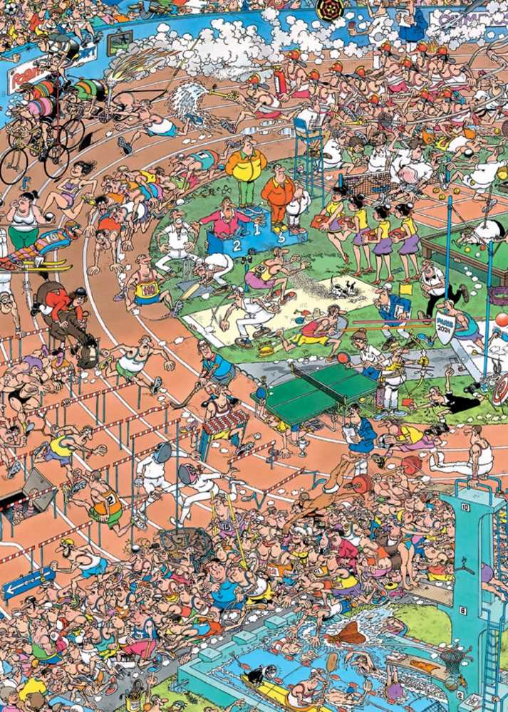 Zomerspelen Parijs 1119801816 - Jumbo puzzle collectible [Barcode 8721017601005] - Main Image 2