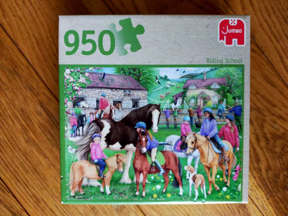 Riding School. The Manage Horses - Jumbo puzzle collectible [Barcode 8710126003176] - Main Image 1