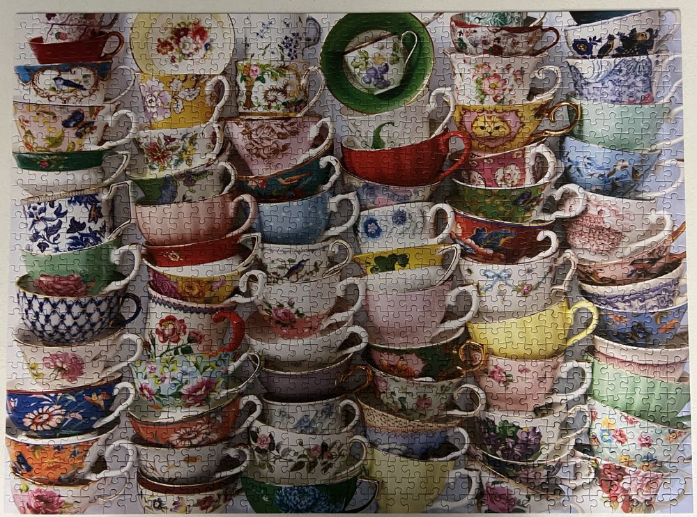 Teacups - Galison puzzle collectible [Barcode 9780735380592] - Main Image 3