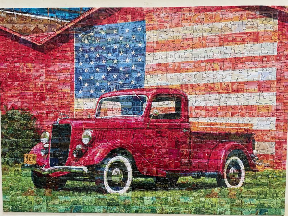 American Pickup Truck Mosaics - Kodak puzzle collectible [Barcode 4895145485708] - Main Image 2