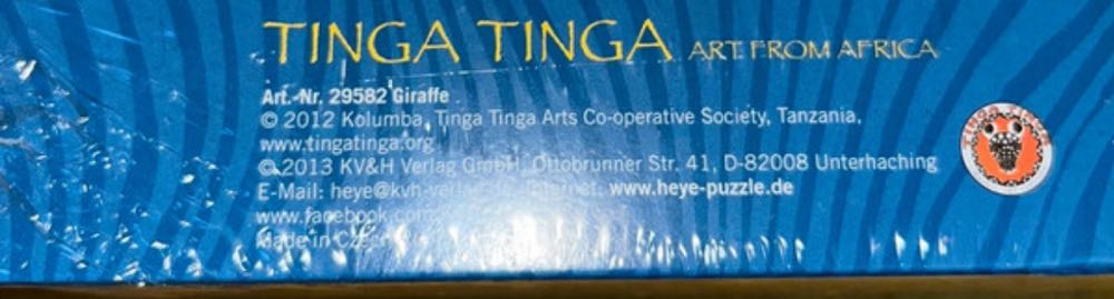 Tinga Tinga Giraffe - Heye Puzzle puzzle collectible [Barcode 4001689295820] - Main Image 3