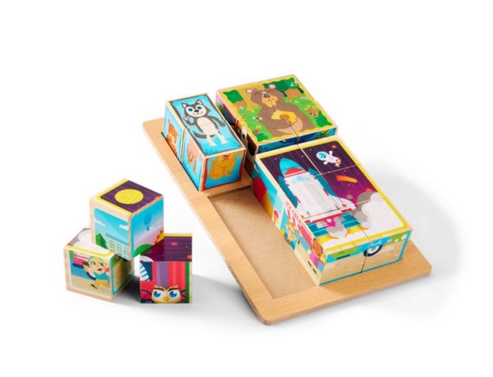 Wooden Block Kids Puzzle - Chuckle & Roar puzzle collectible - Main Image 2