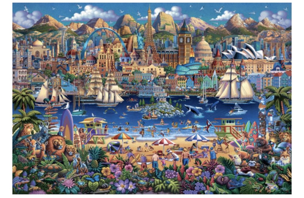 Chile Peppers Larry Noggle; Piece Jigsaw