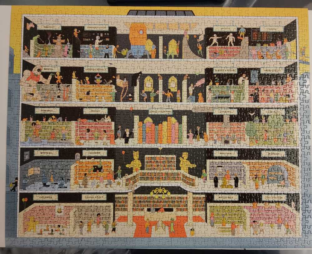 In The Bookstore - Princeton Architectural Press puzzle collectible - Main Image 2